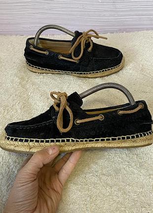 Топсайдери ugg эспадрильи меховые 37-38р 23,5-24см оригинал