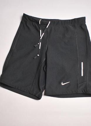 Женские беговые короткие шорты тайтсы велосипедки nike running short tights - s