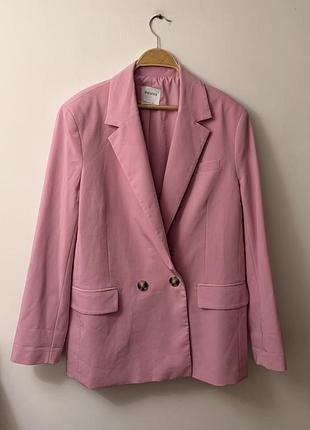 Bershka блейзер оверсайз 4