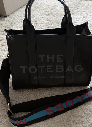 Сумка жіноча marc jacobs the tote bag чорна