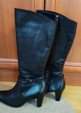 Сапоги кожаные из итальялии раз. 38 (укр)