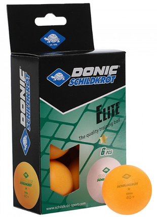 Мячи donic elite 1звезда 40+ 6шт лучшая цена с быстрой доставкой по украине