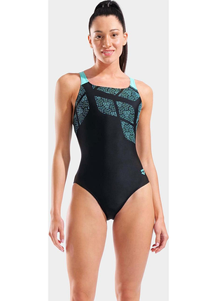Купальник закритий для жінок arena kikko swimsuit swim pro back