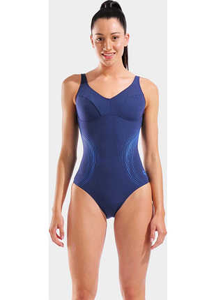 Купальник закритий для жінок arena shimmering swimsuit u back