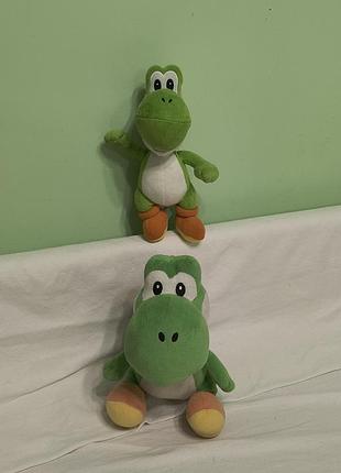 Vintage super mario - винтажные мягкие плюшевые игрушки - марио в костюме кота, огненный марио - 25 см, йоши - 27 см, 30 cм