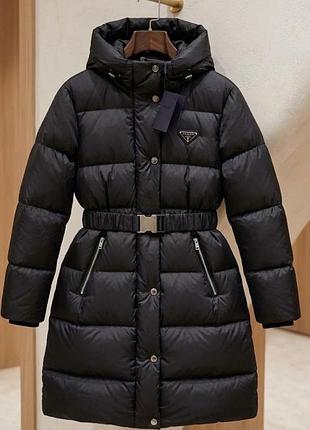 Пальто prada пуховик prada
