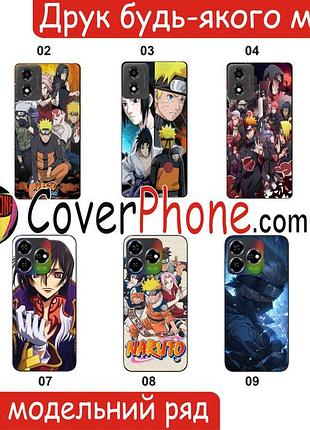 Силіконовий чохол аніме наруто naruto для xiaomi redmi note 17 pro з малюнком