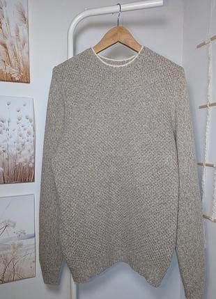 Кашеміровий светр massimo dutti wool cashmere