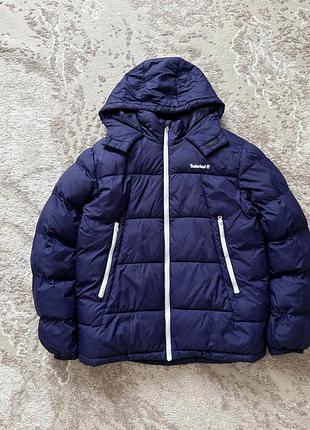 Пуховик чоловічий timberland синій