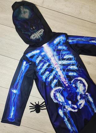 Костюм скелета скелет на хелловін halloween