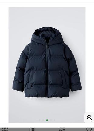 Пуховик чоловічий zara чорний