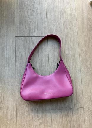 Сумка шкіряна для жінок bagllet рожева