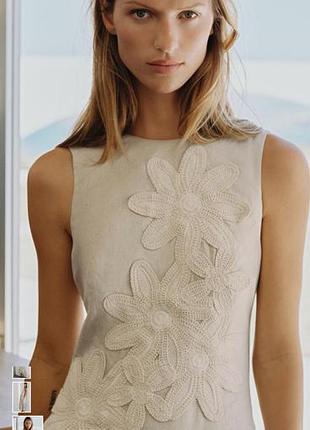 Сукня льон zara 4