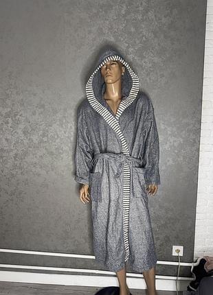 Бавовняний махровий халат peckott herritage , xxl .