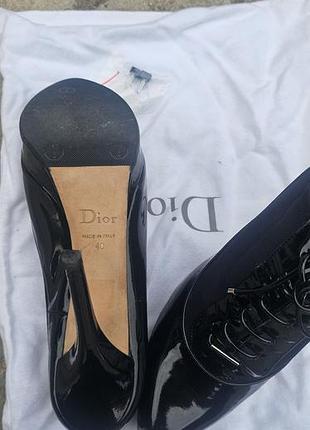 Ботильоны-туфли christian dior, 40. 3