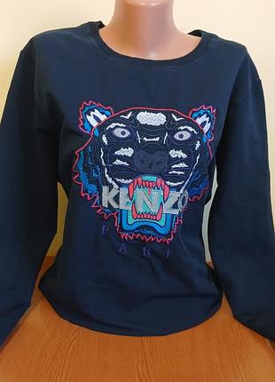 Кофта, свитшот бренда kenzo, размер m/l.