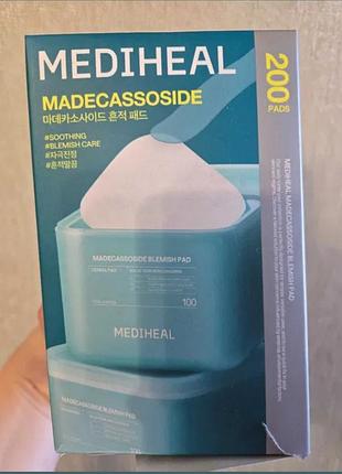 Тонік педи для обличчя mediheal madecassoside blemish pad 100 шт. 170мл