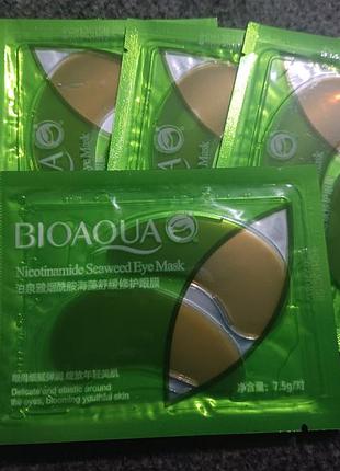 Патчі під очі bioaqua nicotinamide seaweed eye mask