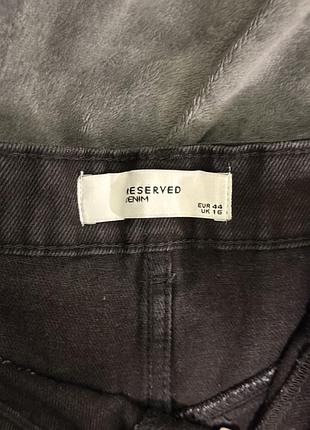 Джинси жіночі reserved чорні eur 44 uk 16