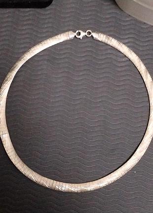 Колье серебро 925 3