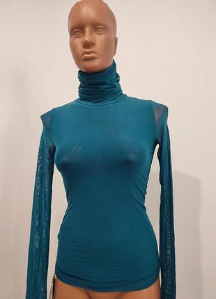 Новий італійський сітчастий гольф-водолазка leagel, розміри s, m, xl