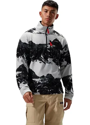 Худі унісекс berghaus dean street prism trango флісове, чорно-біле, розмір m