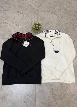Кофта ralph lauren біла/чорна