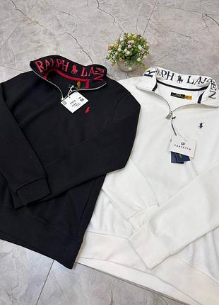 Кофта ralph lauren біла/чорна 7