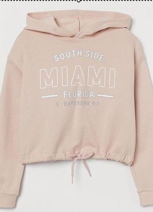 Укороченное худи h&amp;m, р. 146-152