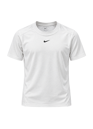Дитяча футболка nike dri-fit біла спортивна