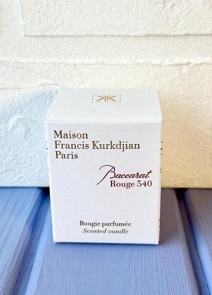 Мініатюрна парфумована свічка maison francis kurkdjian baccarat rouge 540 scented candle 🕯️ 30 г.