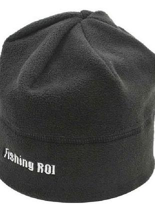Шапка флісова кол. чорний tm fishing roi