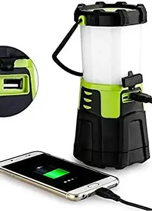Перезаряджуваний кемпінговий led-ліхтар 1200 лм usb, 4 режими, ipx4