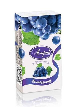 Носові хустинки аромат виноград (1 блок/10 пач/10хуст) тм алсу-пак