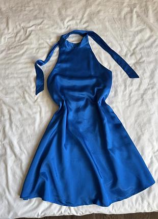 Атласна сукня zara