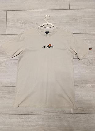 Чоловіча футболка ellesse з круглим вирізом бежева