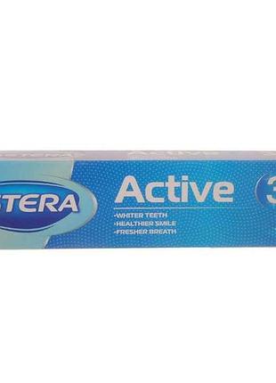 Зубна паста 50г active active3 fresh mint тм astera