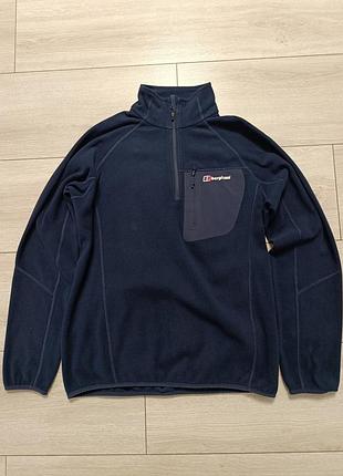 Толстовка чоловіча berghaus флісова синя