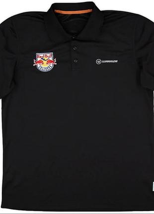 Чорна футболка поло red bull salzburg warrior