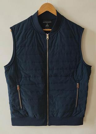 Мужская стеганая  жилетка  autograph (marks & spencer) — l (сток / новый)