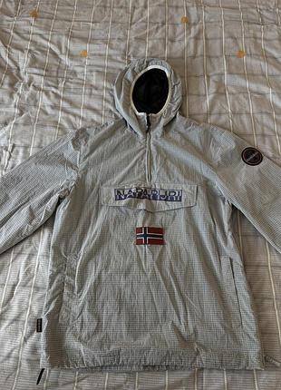 Куртка чоловіча napapijri anorak сіра