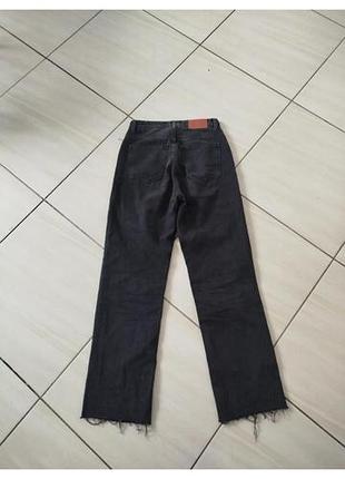 Серые джинсы прямые zara 4