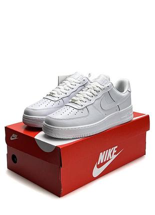 Мужские кроссовки nike air force 1 m white