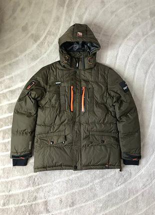 🔥 мужская зимняя куртка geographical norway basilboli – тепло, комфорт и стиль! 🧥 размер l