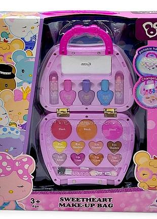 Набір декоративної косметики для дівчинки в валізі sweetheart make-up bag