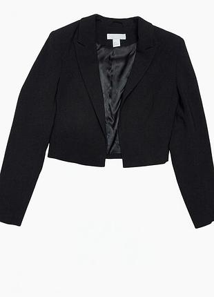 Піджак жіночий h&m укорочений чорний