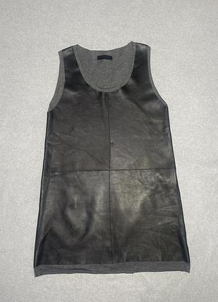 Diesel black gold кожаное платье мини 2