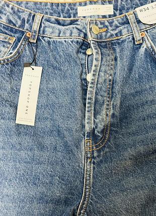 Джинси жіночі topshop mom блакитні розмір 34