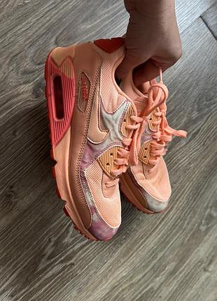 Жіночі кросівки nike wmns air max 90 print “sunset glow”