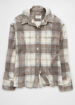 Флісова утеплена сорочка american eagle . оригінал , s